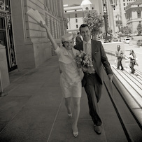 city hall wedding photo
